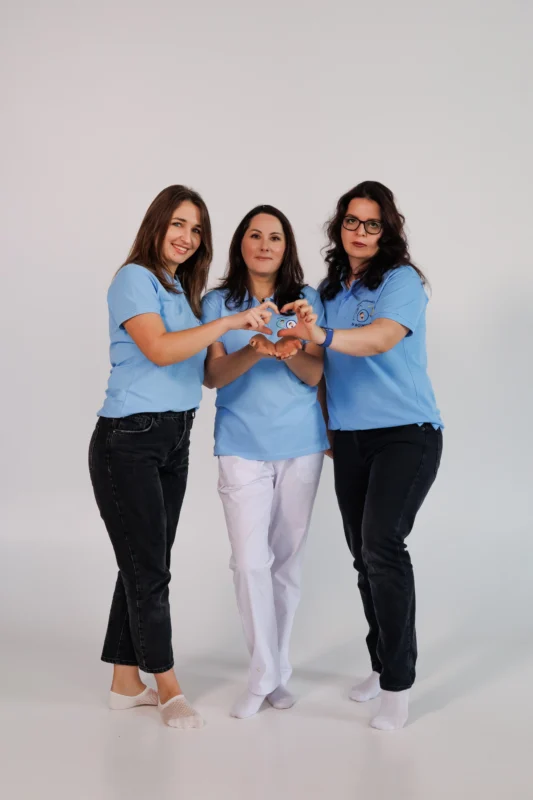 Три фахівчині реабілітаційного центру «ТИ МОЖЕШ» у Броварах