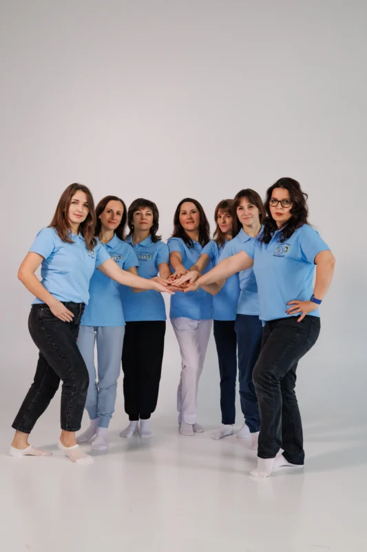 Команда фахівчинь реабілітаційного центру «ТИ МОЖЕШ» у Броварах